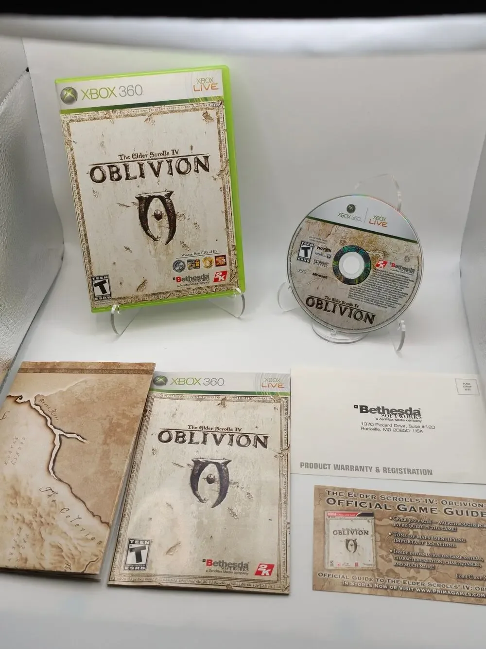 Elder Scrolls IV Oblivion Xbox 360 CIB Complete w/ Manual